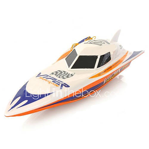 3 CH Radio Control R/C Racing Boat White