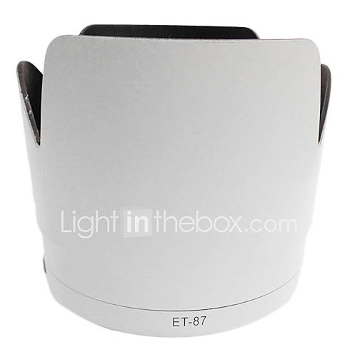 ET 87 Petal Lens Hood for Canon 70 200mm f/2.8L IS II USM White