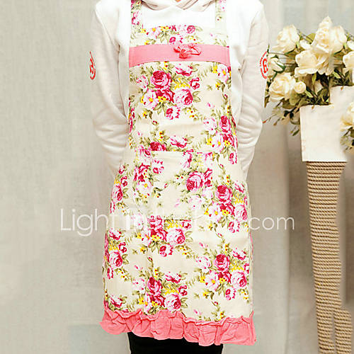 Apron,Cotton 30.523,Peony Pattern