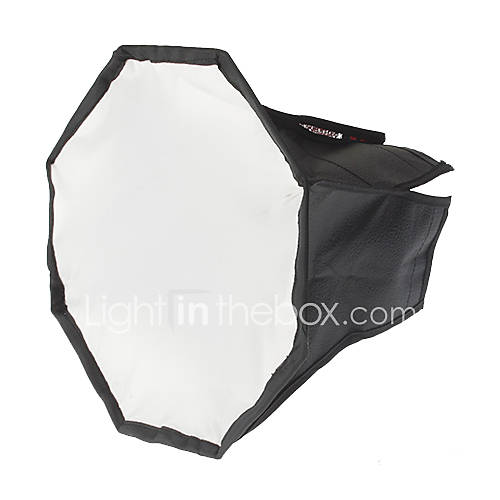 Octangle Folding Speedlight Flash Soft Box (BlackSilver, M Size)