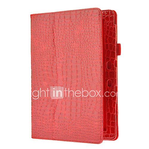 Alligator Pattern 2 Fold Protective Tablet Case with Stand for ASUS