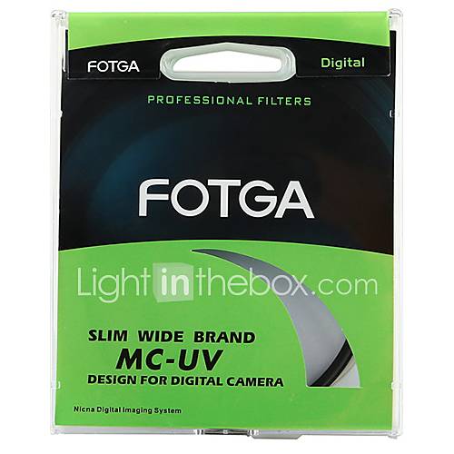 Fotga 43Mm Ultra Slim Pro2 Mc Multi Coated Uv Ultra Violet Lens Protector Filter