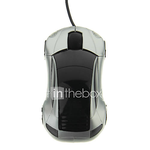 AK 61 Supercar shaped 3D USB Optical High frequency Wired Mouse