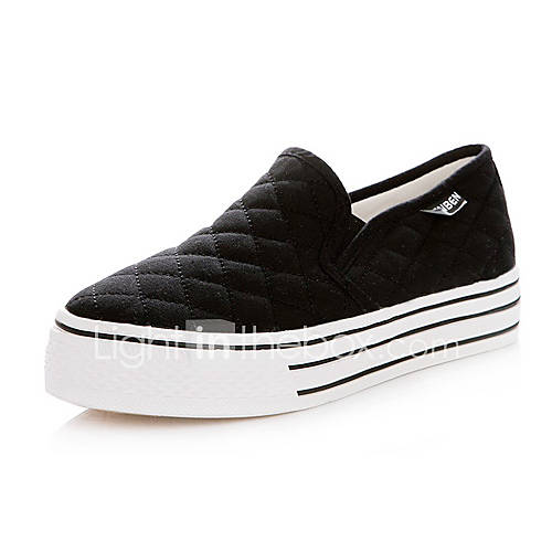 Womens Flat Bottom Low Sneakers for Casual Sports(Black)