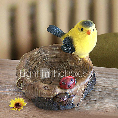 Cute Polyresin Bird Ashtray (Random Shape)