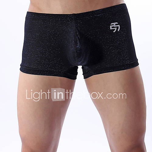 Lycra Solid Color Boy Shorts Briefs