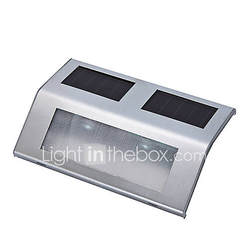 3LED Color Changing Outdoor Waterproof Solar 3LED Mounted Step Sensor Light Pathway Path Wall(CIS 57239)