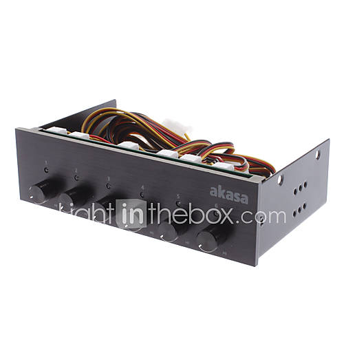 AK FC 08BKV2 Six Channel Fan Controller