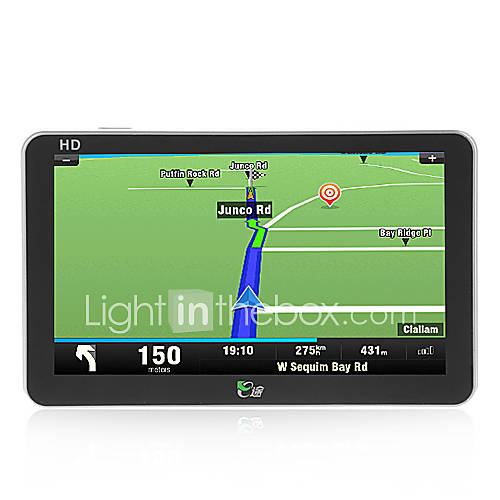 7 Inch GPS Navigation Support Windows CE 6.0, FM Transmitter,  Mp4 Player