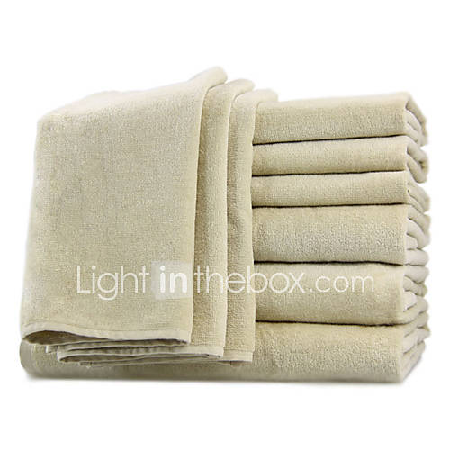 Bath Towel Set,3 Pack High Class Modern Velour 100% Cotton