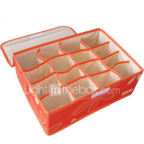 Simplicity Floral Solid Divided Storage Box