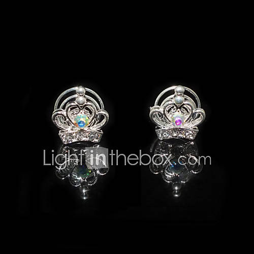 Good Two Pieces Alloy Wedding Bridal Hairpins With Rhinestones