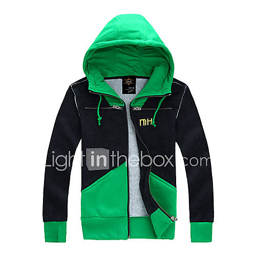 MenS Color Hooded Casual T Shirt