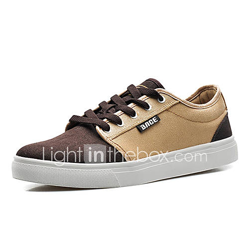 Canvas Mens Athletic Fashion Sneakers with Lace up