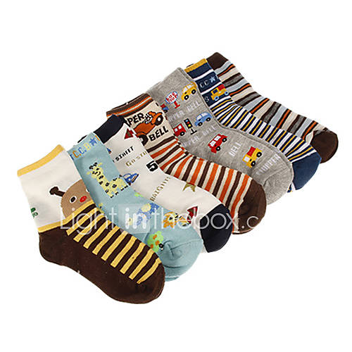 Boys Cartoon Patterns Socks (Random PatternColor)