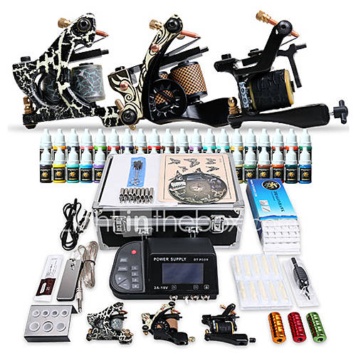 3 Guns Tattoo Machines Kit