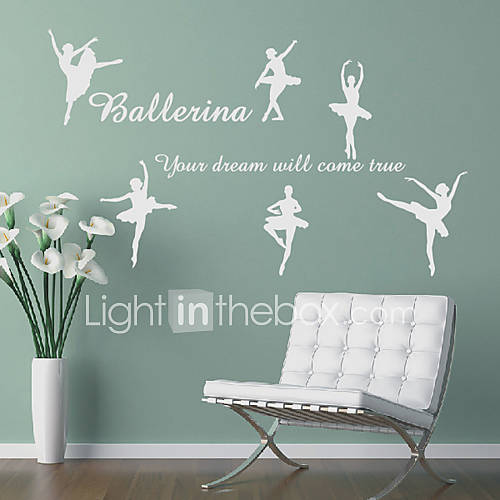 People Ballet Wall Stickers