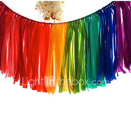 1M Duotone Colored Ribbon Macrame for Wedding/Christmas Decoration (More Color)