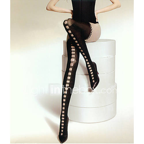 60D Splicing Boot Pattern Pantyhose