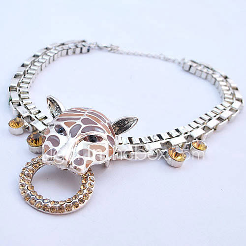 Womens Tiger Head Necklace