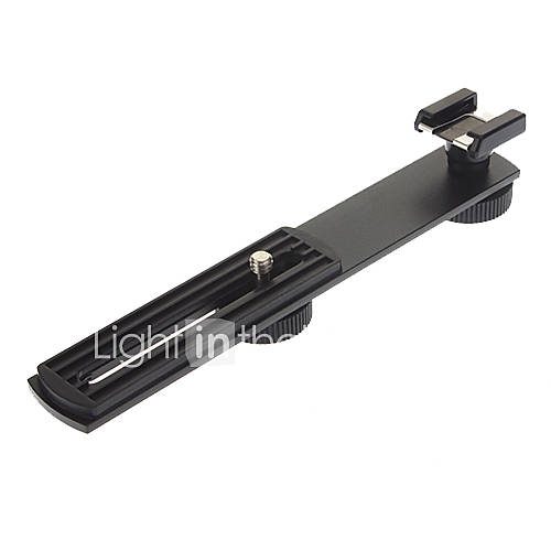 Metal Bracket Stand Holder for Flash Speedlight (Black)