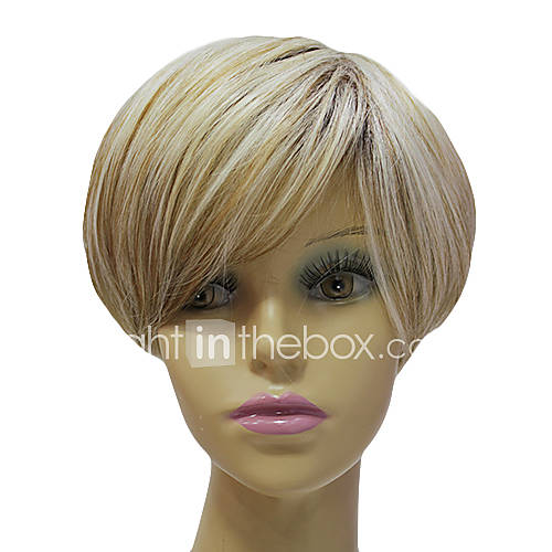 High Quality Synthetic Japanese Kanekalon Capless Short Synthetic Silky Staight Hair Wig