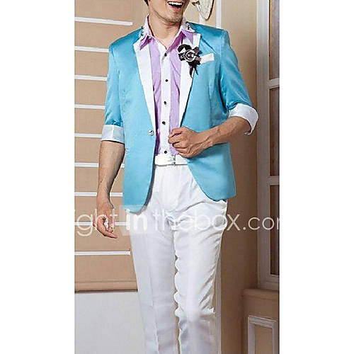 Mens Single Color Wedding Esmoquin/Stage Costumes