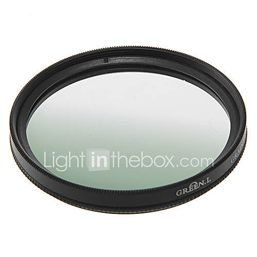 55mm Gradual Green Filter Lens Film (Green)