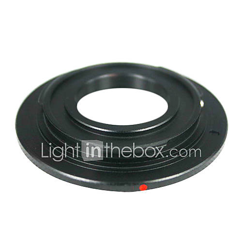 Black C Mount Cine Movie lens to Canon EOS M Camera Lens Adapter Ring CCTV lens