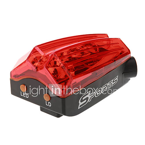 Rechargeable Highlight 4 Mode 10 LED Red Light Tail Warning Safety Light