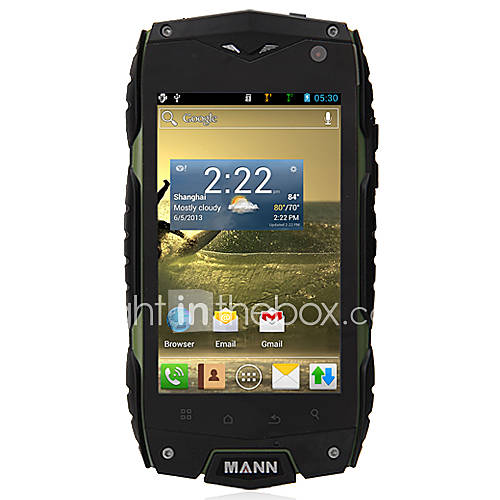 XN ZUG4   4.0 Inch IP68 Level Android 4.0 Dual Cord Dual Camera Smartphone(1.5GHz,Dual SIM,WiFi,3G,GPS)