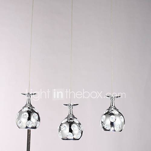 Modern Creative 3 Light Pendant In Cup Shade