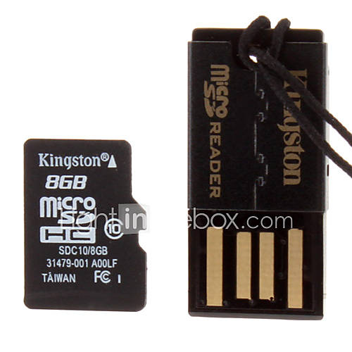 Class 10 Ultra microSDHC TF Card 8G with USB 2.0 Reader