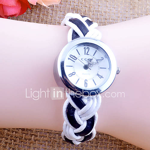 Fashion Crossed Braided Adjustable Watch