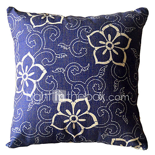 Country Flower Decorative Pillow Cover