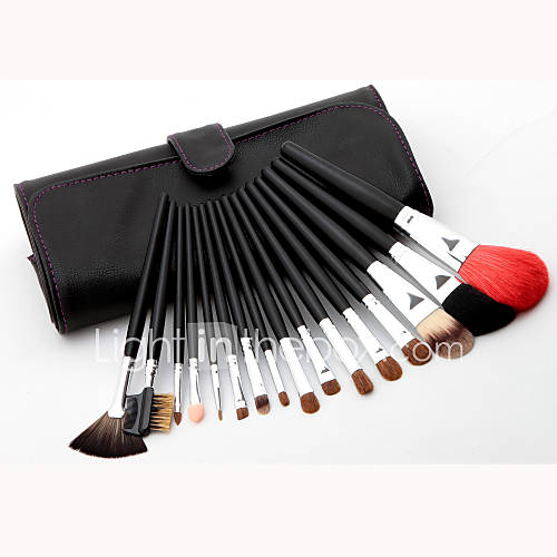 16pcs Sable Hair Professional Makeup Brushes Set