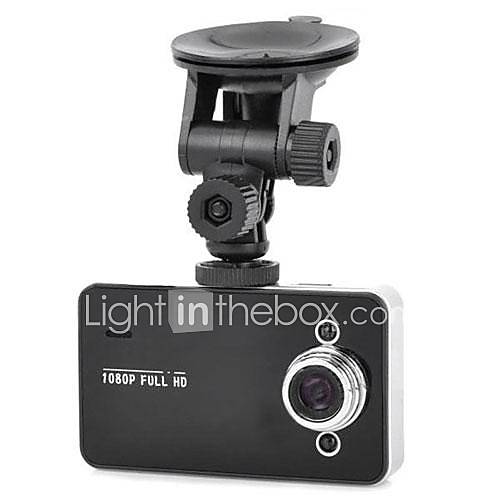 LSON K6000 2.7 Inch TFT LCD 1080p Wide Angle Car DVR w/ HDMI / TF / 2 IR LED