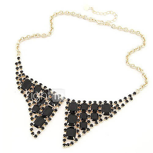 Womens Fake Collar Shape Necklace