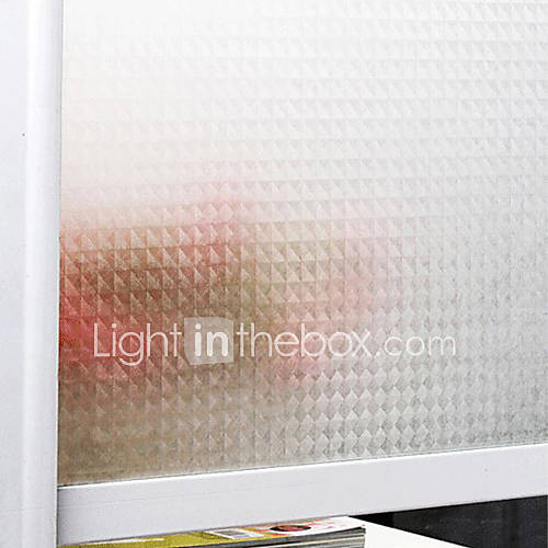 Classic Frosted Geometric Pattern Window Film