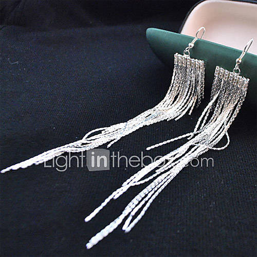 Womens Korean Fashion Alloy Water Drop Hook With Tassels