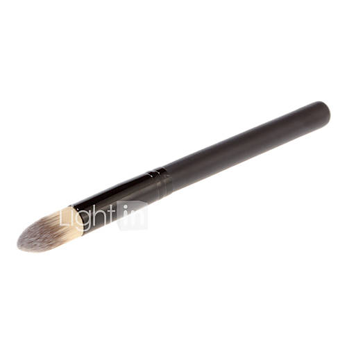 Long Black Stick Artificial Fibre Powder Brush