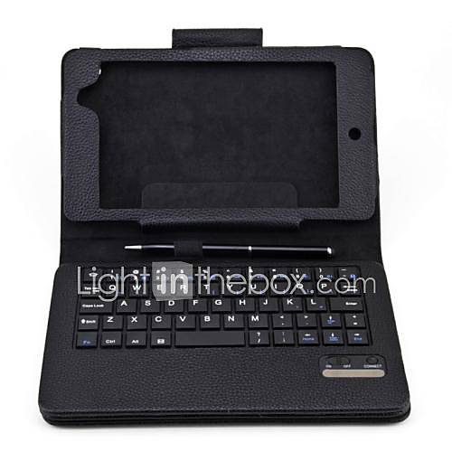 Detachable 59 Key Bluetooth V3.0 Keyboard Case for Google Nexus 7 II