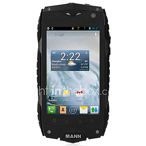 XN ZUG5   4.0 Inch IP68 Level Android 4.0 Dual Cord Dual Camera Smartphone(1.5GHz,WiFi,3G,GPS)