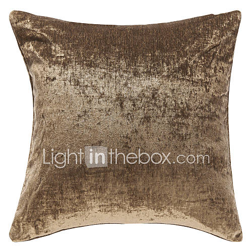 Modern Solid Velvet Decorative Pillow Cover