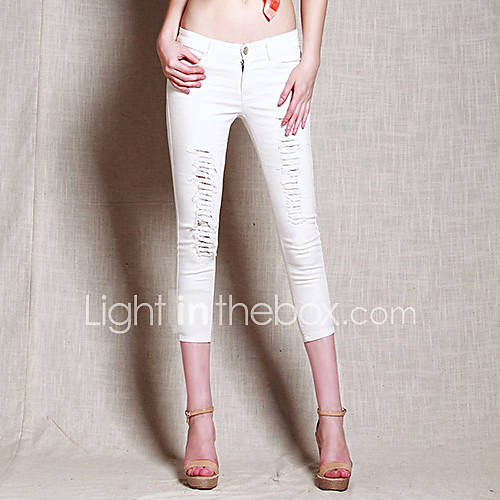 WomenS Hot Sale Embroidery Denim Pants