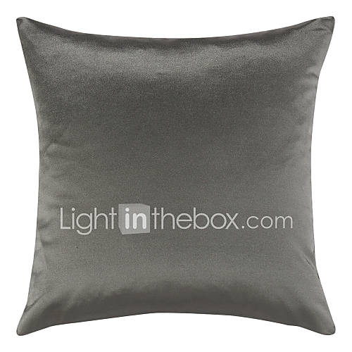 Modern Solid Polyester Decorative Pillow Cover