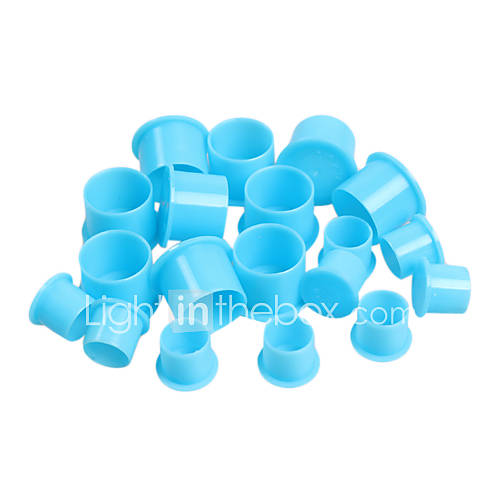 100 Ink Caps Plastic Cups Tattoo Supply