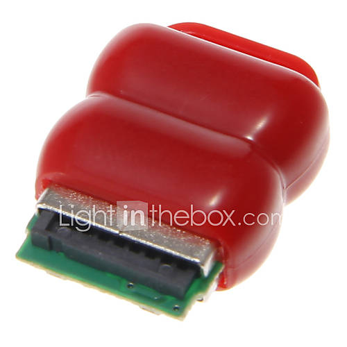 Mini USB Memory Card Reader (Red)