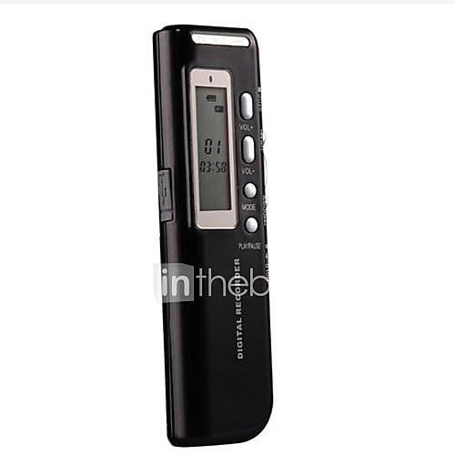 4G  Digital Voice Recorder Black