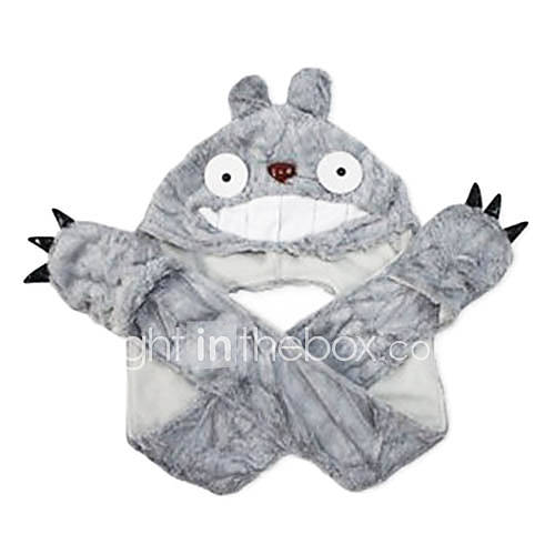 Totoro Cosplay Plush Hat Cap with Gloves